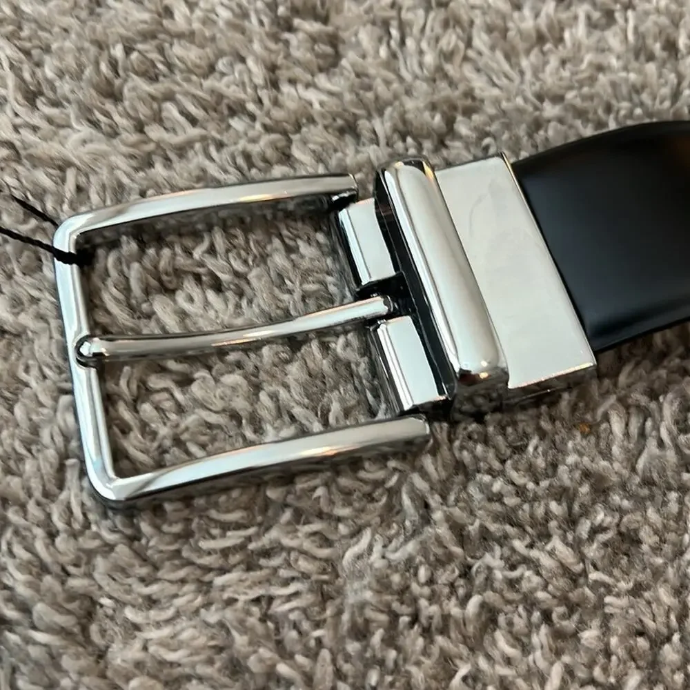 Men's BSLLNEK Leather Reversible Belt 1‎ 3/8